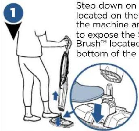 BISSELL PowerFresh Deluxe 1979F - Using SpotBoost Brush™ - 1
