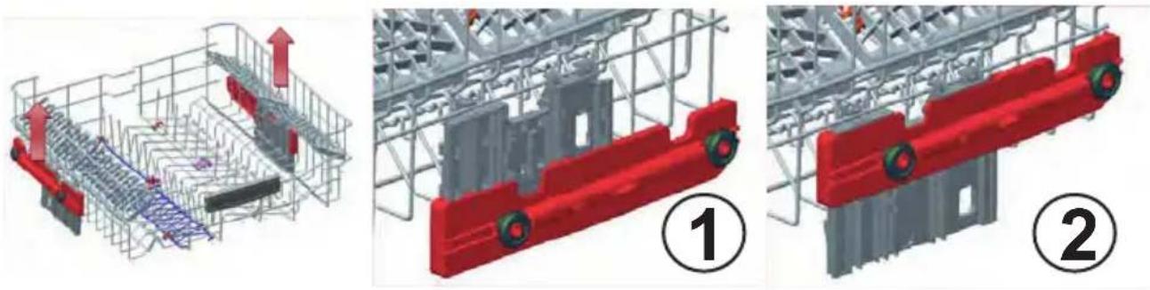 ILVE IVFID10 - Top basket height adjustment while it is full - 1