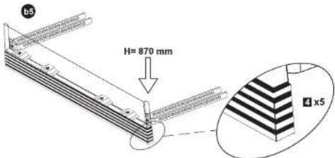 b6 H= 870 mm 4 x5