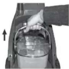 BISSELL PowerWash PowerBrush Select BS44L6F - Empty the 2-in-1 water tank/clean removable nozzle - 1