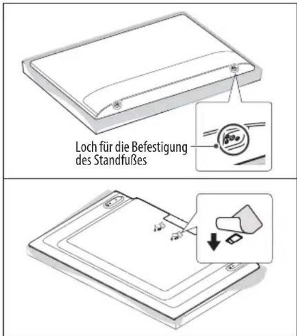 LG 55UM751C0ZA - Befestigung des Fernsehers an einer Wand - 4
