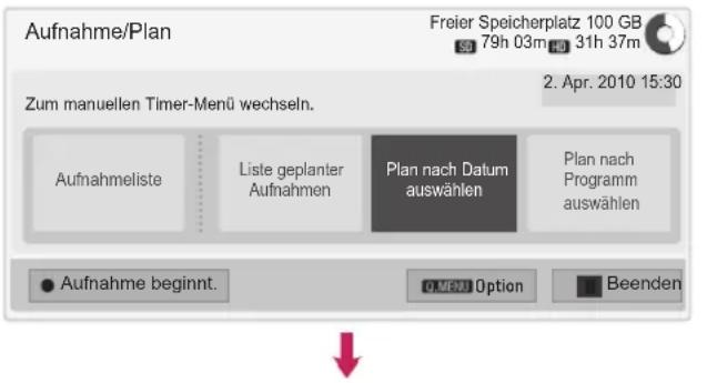 LG 55LW551C - Zeitplan - 1