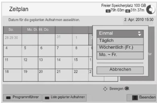LG 55LW551C - Zeitplan - 2
