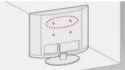 LG 55LW551C - Befestigen des TV-Geräts an einer Wand - 1