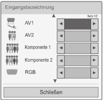 LG 55LW551C - Hinzufügen einer Eingangsbezeichnung - 1