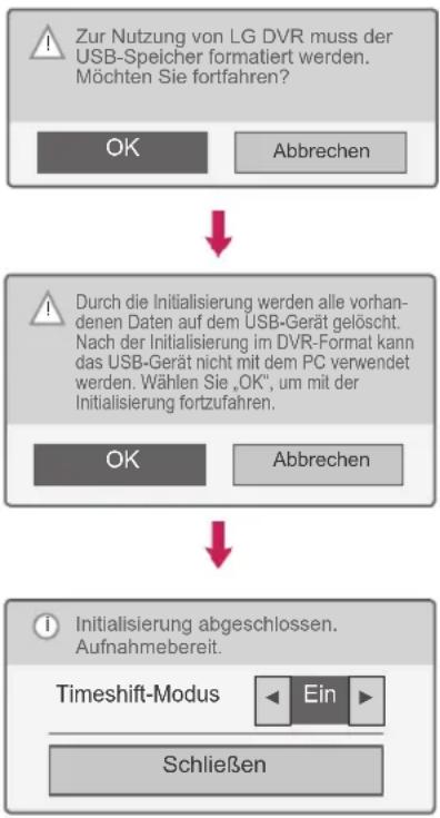 LG 55LW551C - Initialisierung des USB-Geräts - 1
