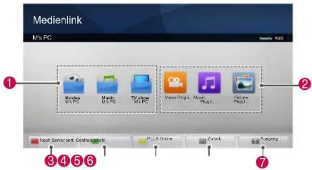 LG 55LW551C - Verwenden von Medienlink Wiedergeben von Filmen - 1