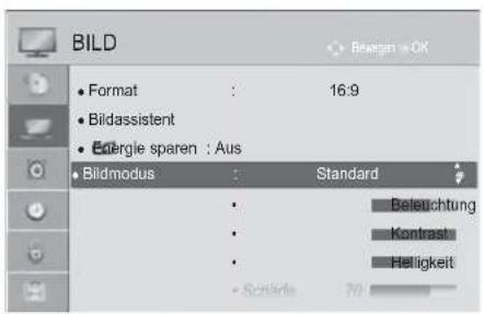 LG 55LE531C - Voreingestellte Bildmodi - 1