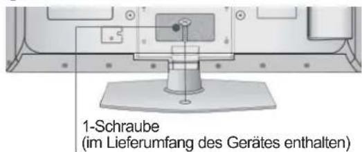 LG 55LE531C - MONTAGE DES FERNSEHERS AUF EINEM TISCH - 1
