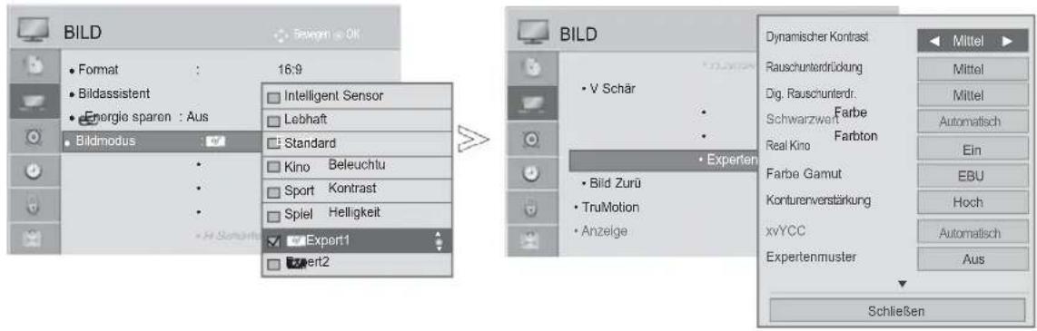 LG 55LE531C - EXPERTEN-BILDEINSTELLUNG - 1