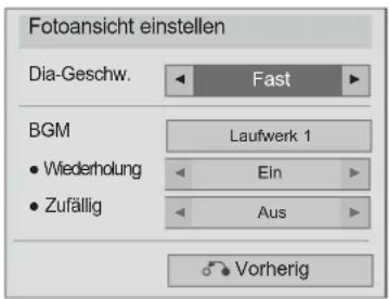 LG 55LE531C - ■ Bei Auswahl der Option Fotoansicht einstellen - 1