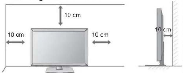 LG 55LE531C - AUFSTELLEN MIT EINEM TISCHSTANDFUSS - 1