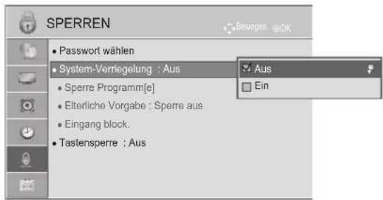 LG 47LD650H - PASSWORT- UND SPERRSYSTEM EINSTELLEN - 2