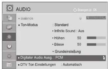 LG 47LD650H - AUSWÄHLEN DES DIGITALEN AUDIO-AUSGANGS - 1