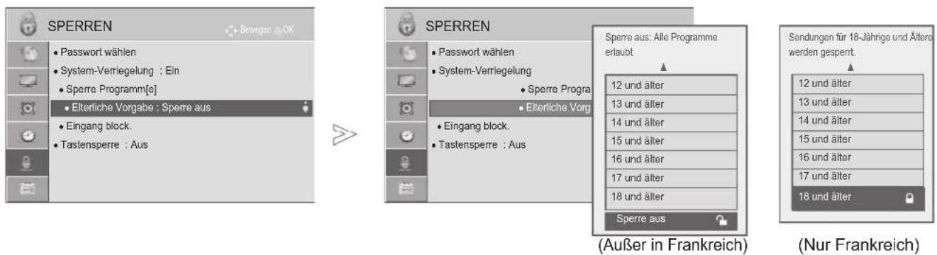 LG 47LD650H - KINDERSICHERUNG (NUR IM DIGITALMODUS) - 1