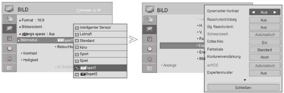 LG 47LD650H - EXPERTEN-BILDEINSTELLUNG - 1
