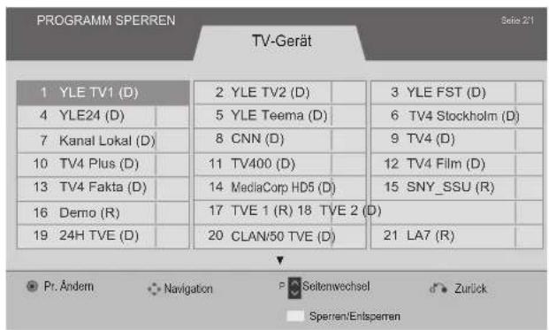 LG 47LD650H - PROGRAMM SPERREN - 2
