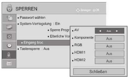 LG 47LD650H - ZUSATZGERÄTE SPERREN - 2