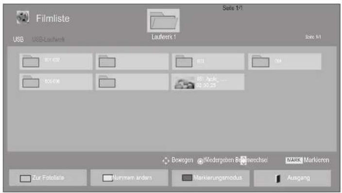 LG 47LD650H - ■ Wiedergabe von Spielfilmdateien - 1