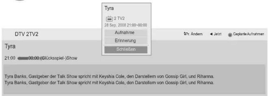 LG 47LD650H - Zeigt die aktuelle Programminformation. - 10