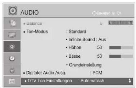 LG 47LD650H - DTV-AUDIOEINSTELLUNG (NUR IM DIGITALMODUS) - 1