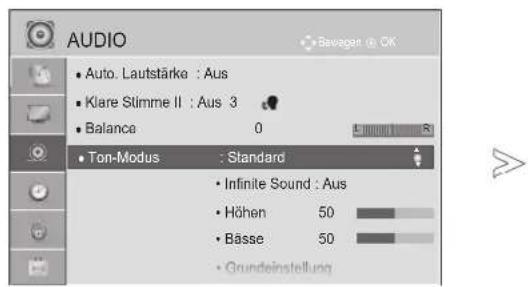 LG 47LD650H - VOREINGESTELLTE TONEINSTELLUNGEN - TON-MODUS - 1