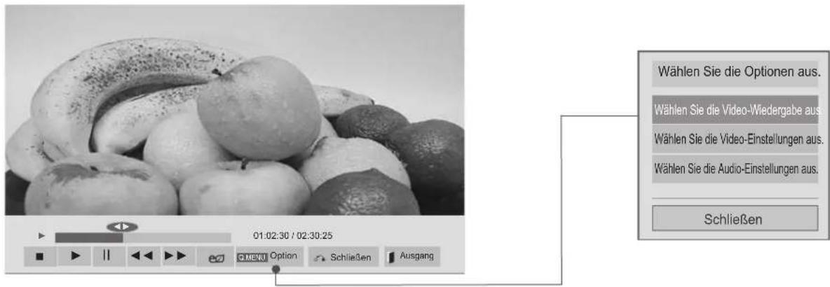 LG 47LD650H - Verwendung der Funktion Filmliste, Wiedergabe - 1