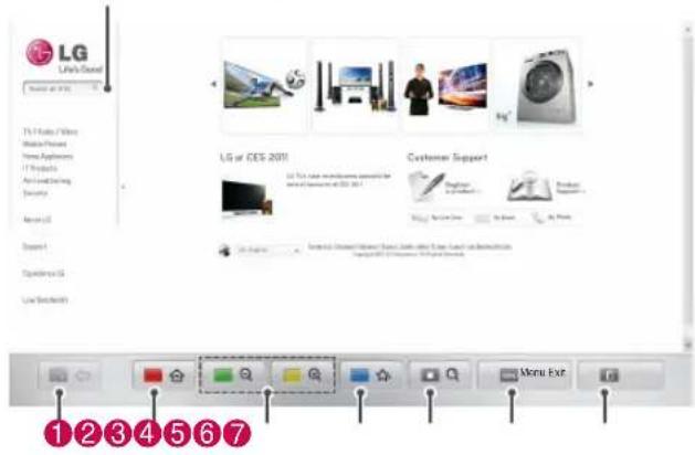 LG 42LW551C - Sie können Websites auf Ihrem TV-Gerät durchsuchen. - 1
