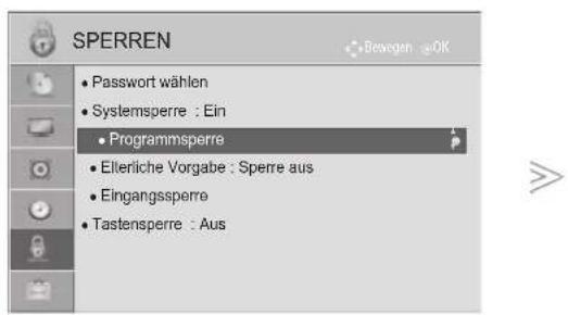 LG 42LD320B - KANAL SPERREN - 1