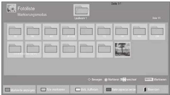 LG 42LD320B - ■ Wenn die ausgewählten Fotodateien angezeigt werden - 1