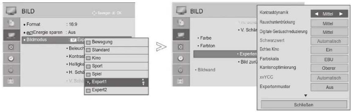 LG 42LD320B - EXPERTEN-BILDEINSTELLUNG - 1