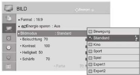 LG 42LD320B - Bildmodus - Voreinstellung - 2