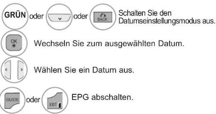 LG 42LD320B - Tastenfunktion im Datumsänderungsmodus - 1