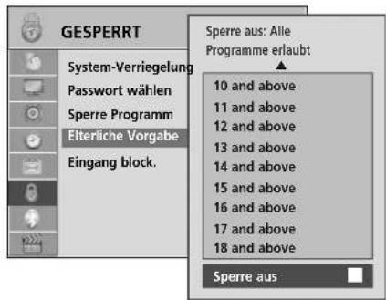 LG 37LH201C - KINDERSICHERUNG (NUR IM DIGITALMODUS) - 3