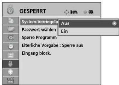 LG 37LH201C - KENNWORT- UND SPERRSYSTEM EINSTELLEN - 2