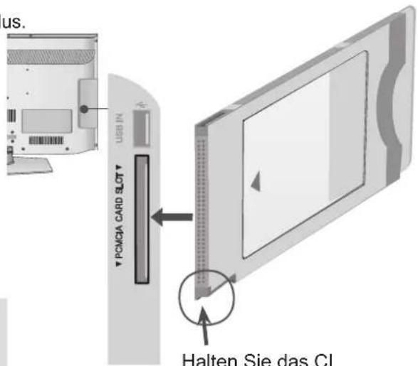 LG 37LD322H - EINSETZEN EINES CI-MODULS - 2