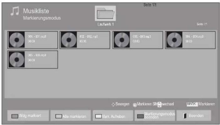 LG 37LD322H - ■ Bei Wiedergabe der ausgewählten Musikdateien - 1