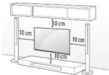 LG 65UJ652T - Mounting on a wall - 1