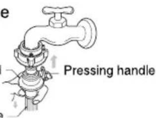 LG WFT7700 - Connecting Middle Connector and Water Supply Hose - 1