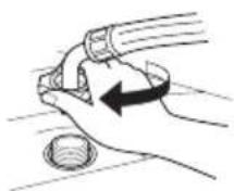 LG WFT7700 - Connecting Water Supply Hose to the machine - 1