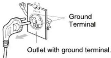 LG WFT7700 - Grounding Method with Ground insert space Terminal - 1