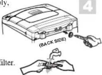 LG WF-T80FS - To Clean the Filter in the Inlet Valve - 6