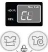 LG WF-T80FS - 3B Press both the SPIN button and the DELAY button simultaneously, and hold till "CL" blink. - 1