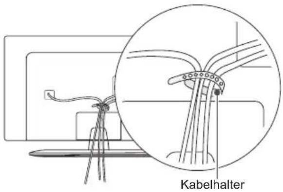LG 22LW750H - Sauberes Verlegen der Kabel - 4