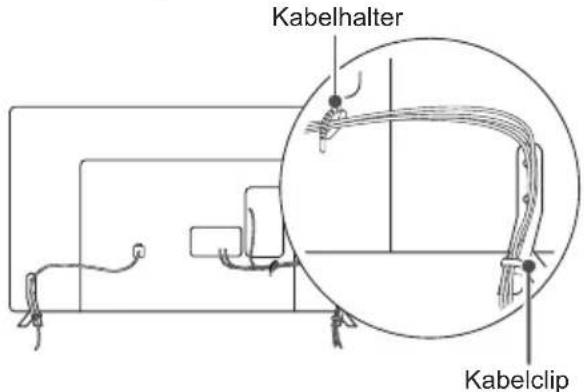 LG 22LW750H - Sauberes Verlegen der Kabel - 3