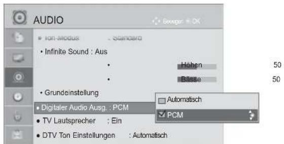 LG 32LD420C - AUSWAHL VON "DIGITAL AUDIO OUT" - 2