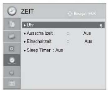 LG 32LD420C - EINSTELLUNG FÜR ZEIT - 1