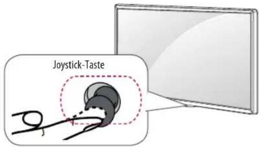 LG 22LF450B - Verwendung der Joystick-Taste - 1