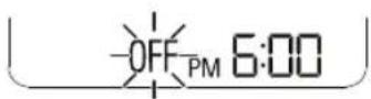 LG S3UQ18KL2FA - Setting the Off Timer - 1