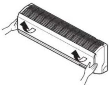 LG KSUH2465NA5 - Cleaning the air filter - 1